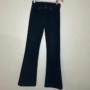 Seven for mankind NEW, size 24 black dojo jeans, 32 inch inseam
